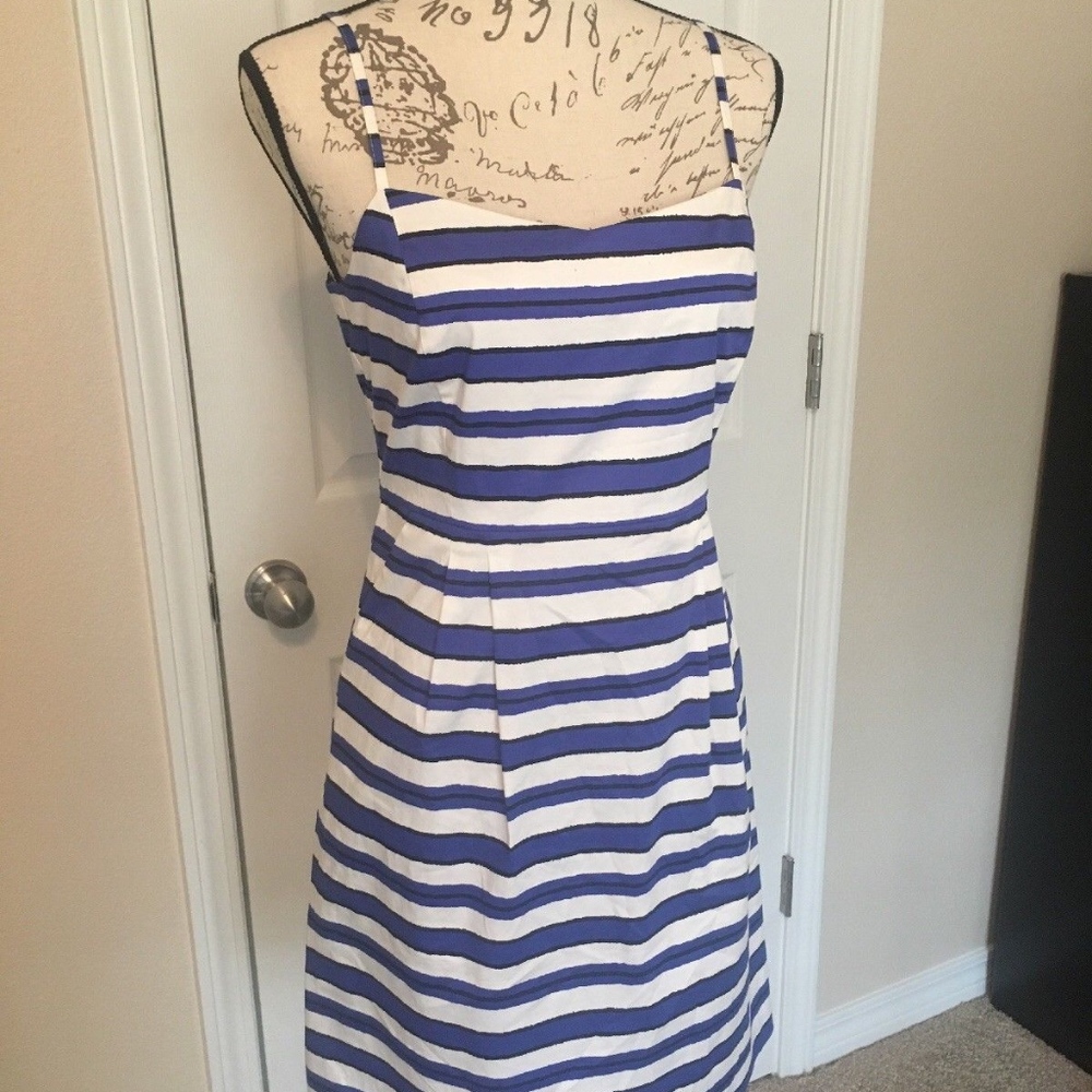 Gap 10 Sundress Blue White 10 NEW Preppy Coastal